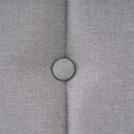 Lit 1 place 90x200 – Tête de lit rembourrée avec ports USB & Type-C Gris