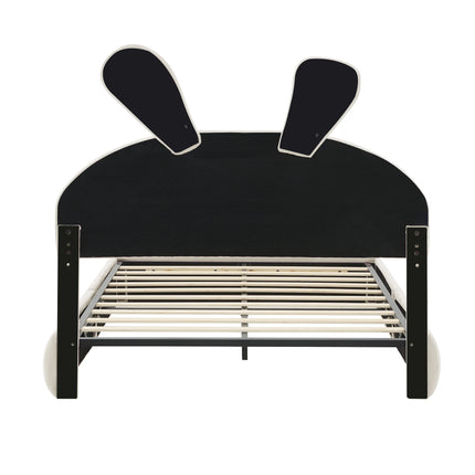 Lit coffre 2 places 140x200 – Velours beige avec rangement et éclairage LED